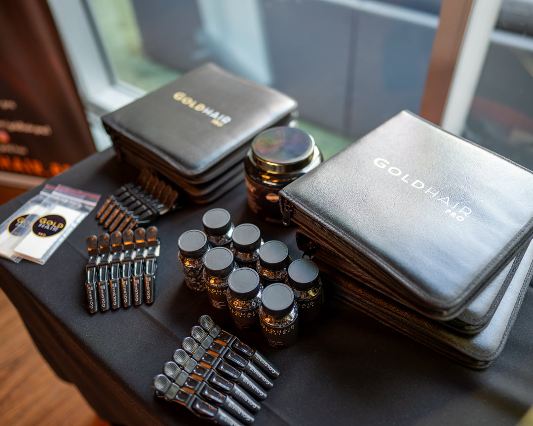trousse de coiffeur professionel goldhair pro extensions de cheveux