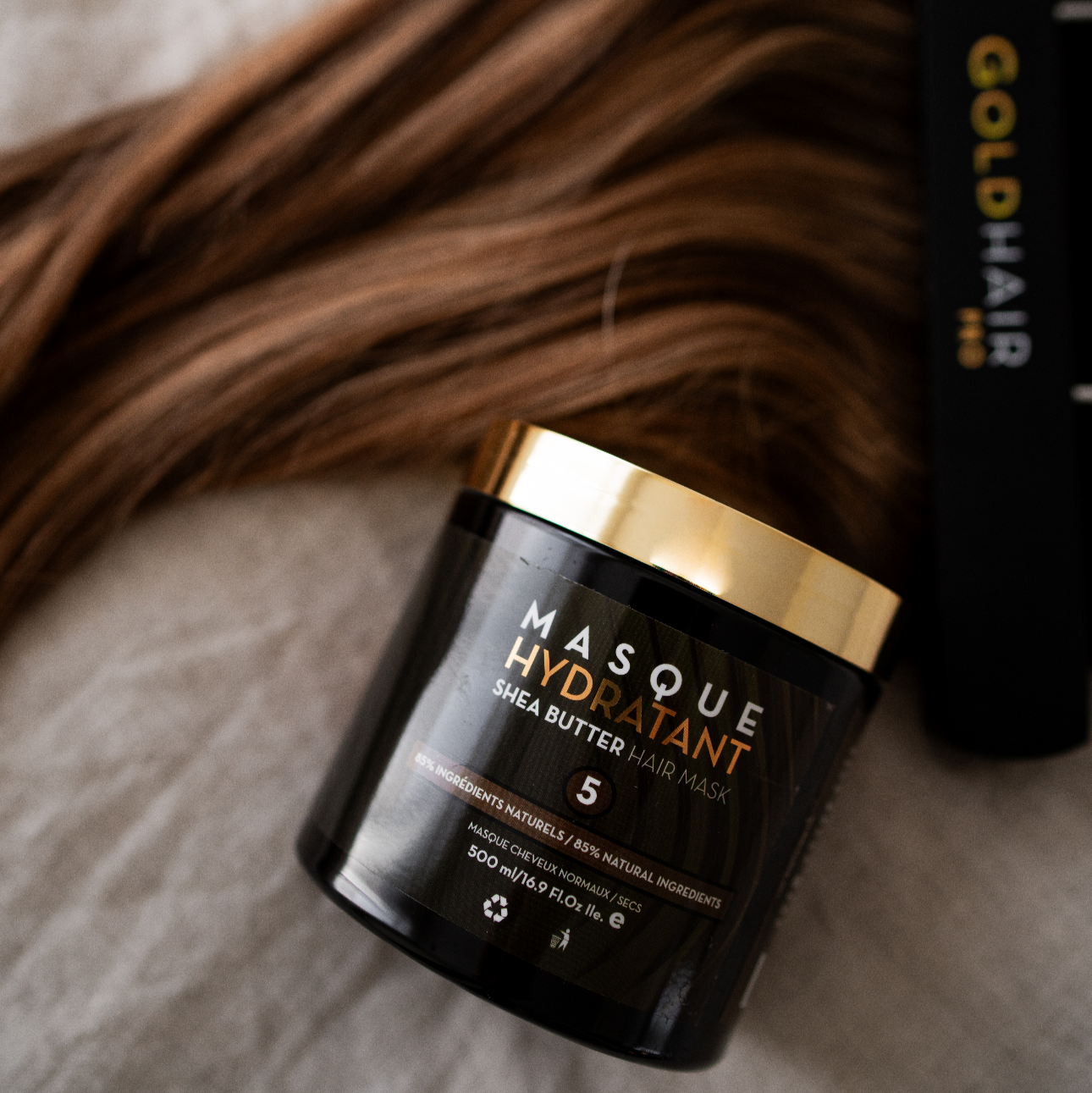 Notre masque hydratant goldhair pro / shea butter hair mask