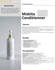 MISKITA Shampoing et Revitalisant Densifiant, Anti-Chute
