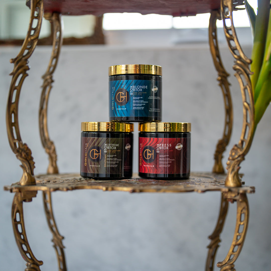 TRIO botox capillaire goldhair pro pour les professionnels