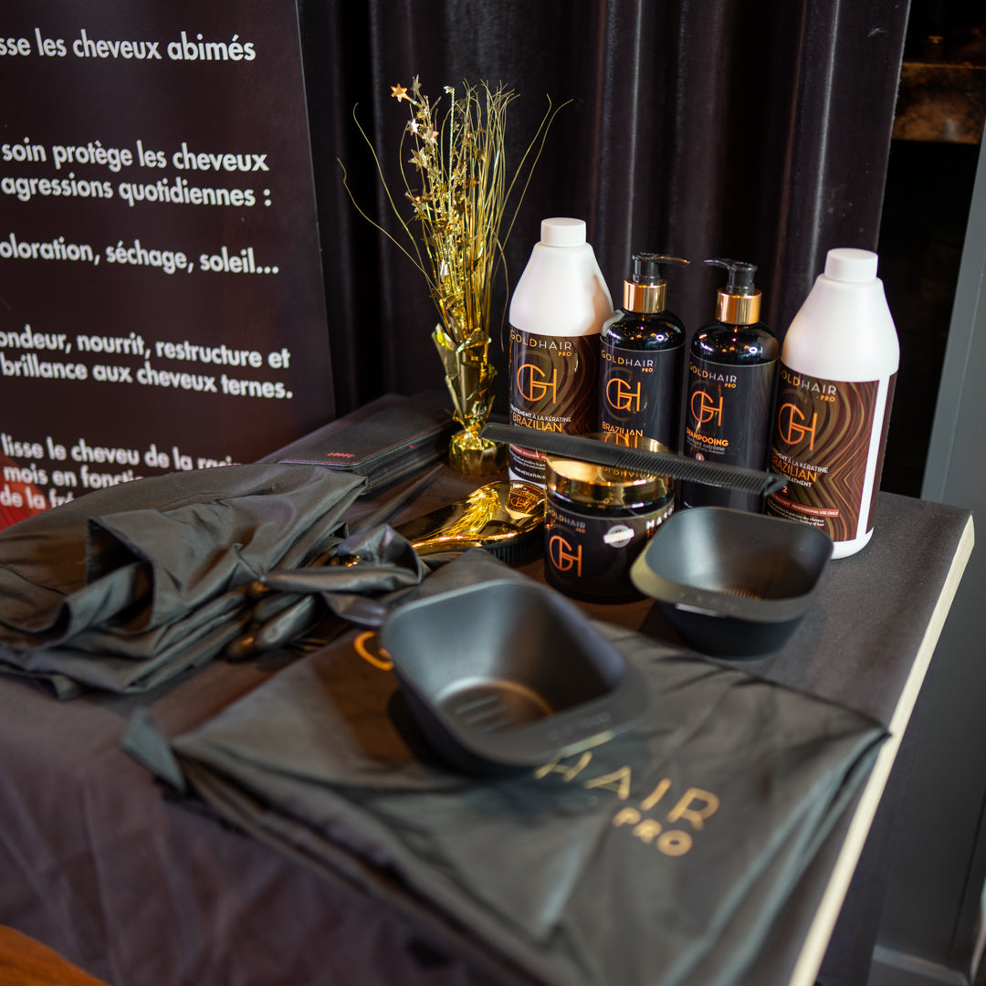 lissage brésilien a la kératine goldhair pro / goldhair pro Bresilien keratin treatment