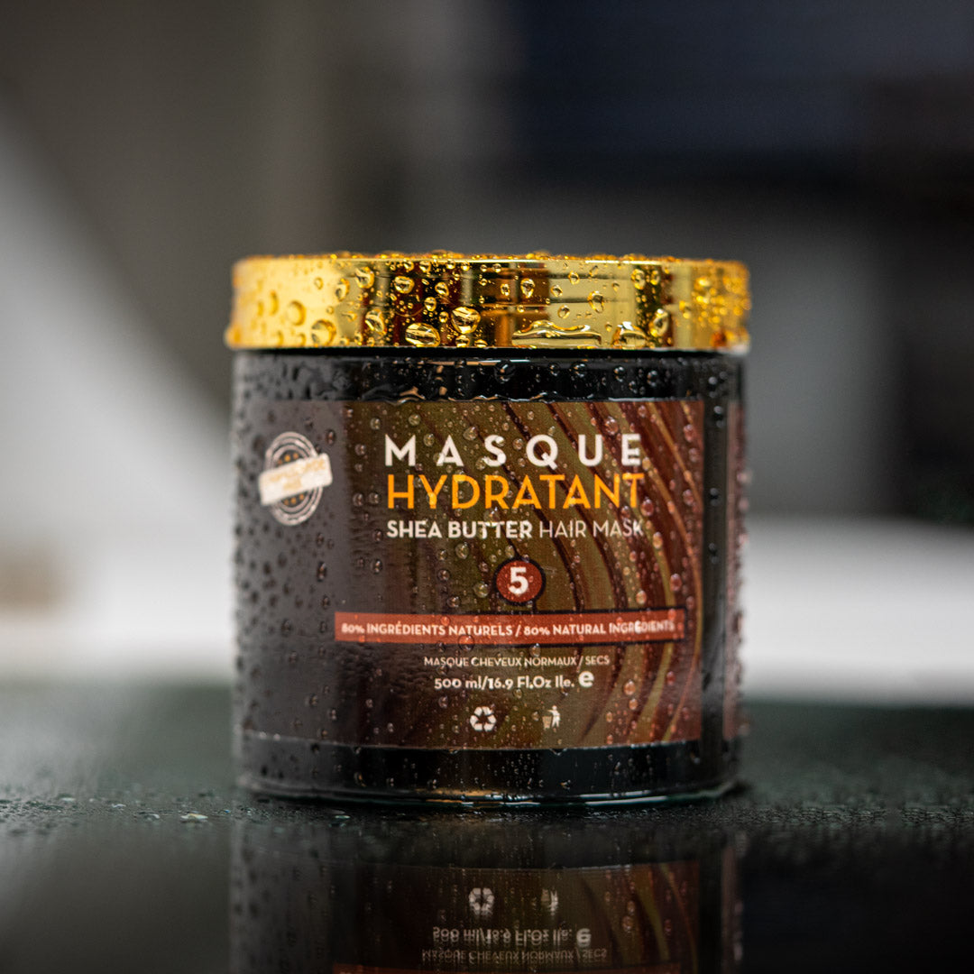 masque hydratant au beurre de karité / Shea butter hair Mask goldhair pro 